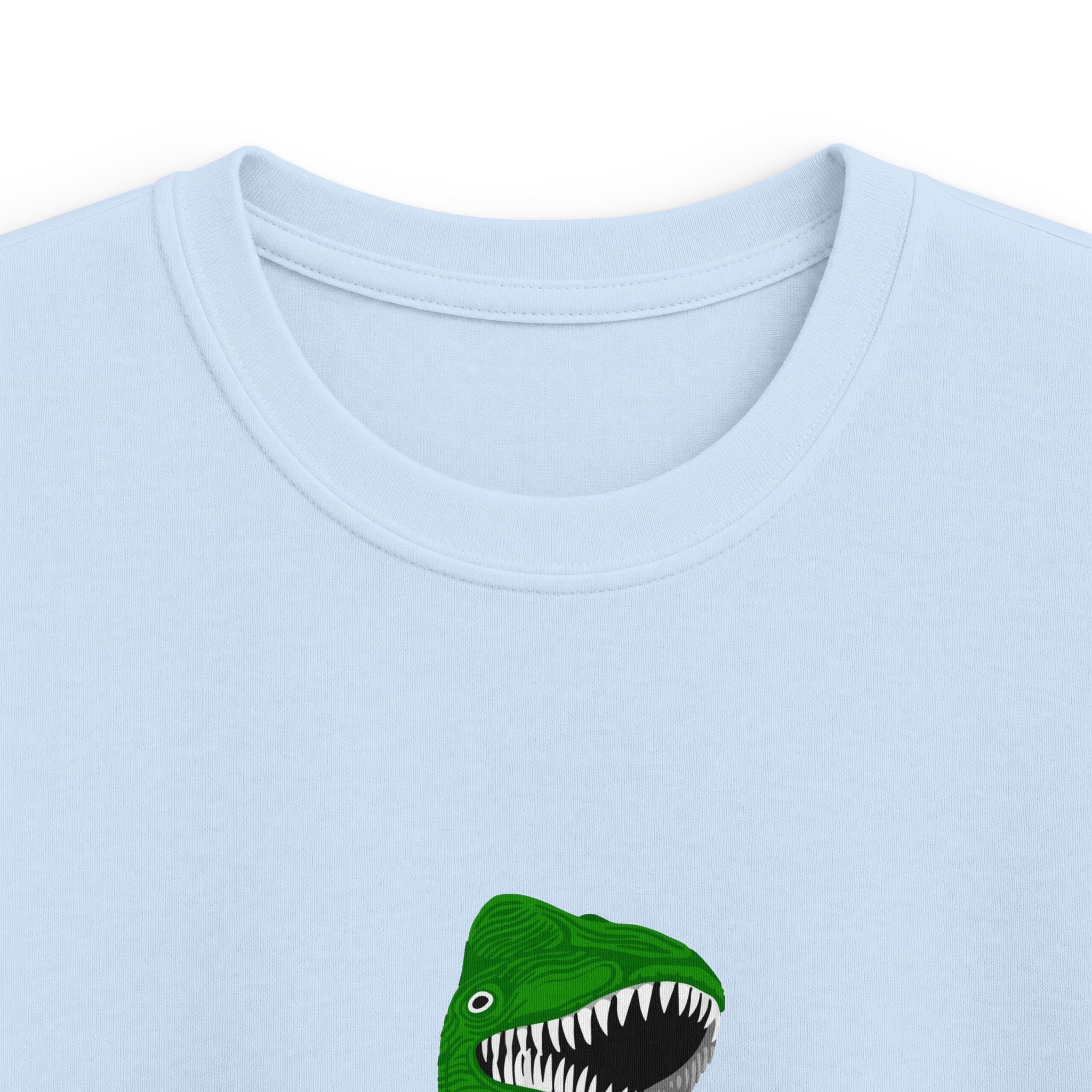 Kids Tee — Debary Dino Valentine: T‑Rex with Rose & 'I Love DeBary' Sash - Image 3