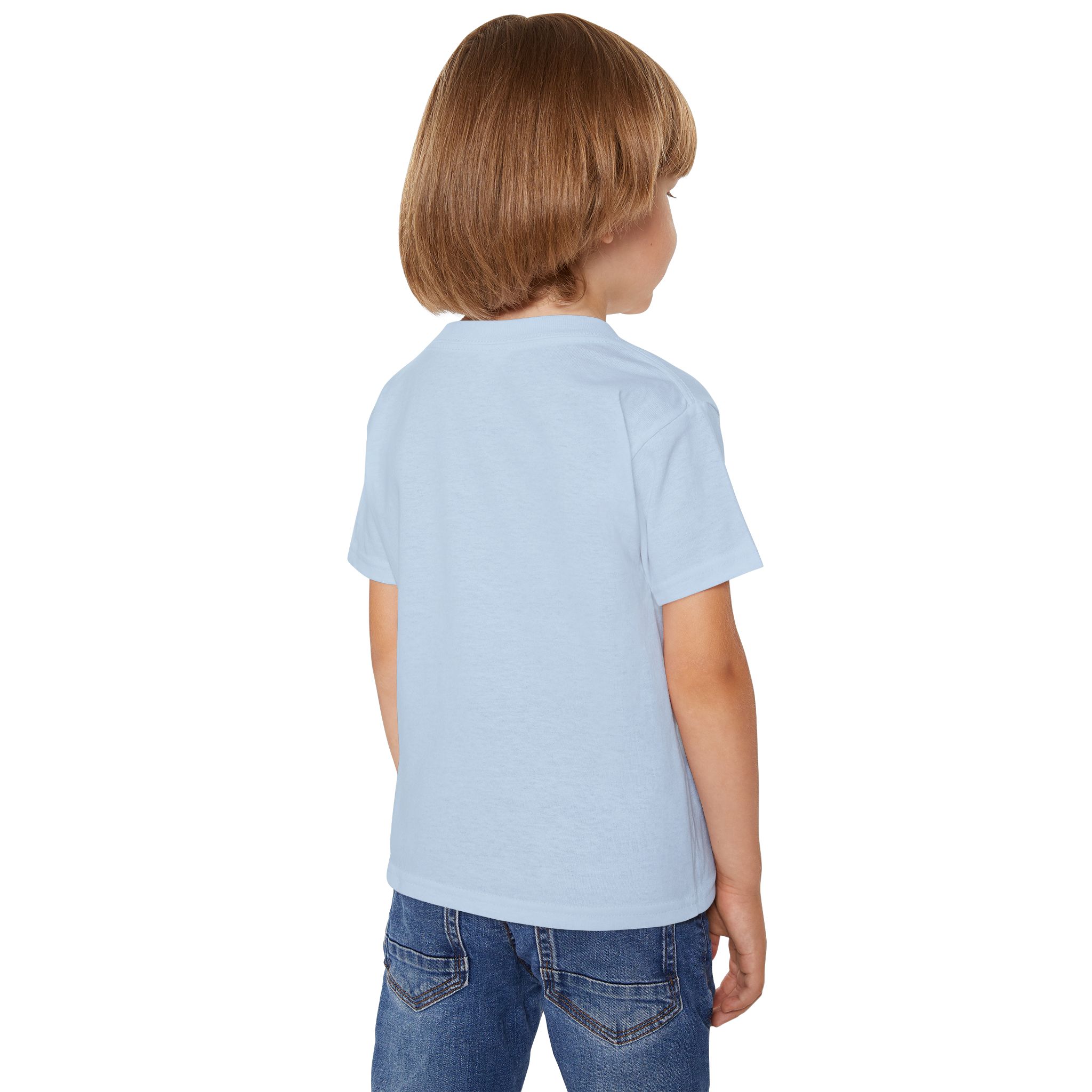 Toddler T‑Shirt — Debary Dino Valentine: T‑Rex with Rose & 'I Love DeBary' Sash - Image 4